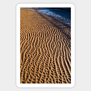 Patterns in the sand Sticker